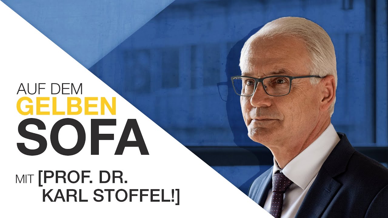 Auf dem gelben Sofa mit [Prof. Dr. Karl Stoffel!]