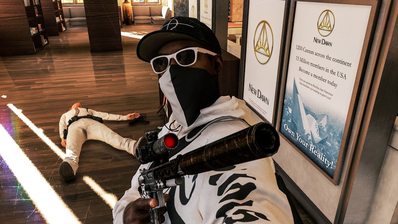 Watch Dogs 2 - Parkour Hacker Stealth Kills (False Profits) Realistic No HUD Gameplay