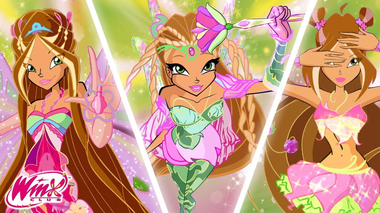 Winx Club : L'évolution | FLORA: tous les Pouvoirs et les Transformations ! 🌸 ✨