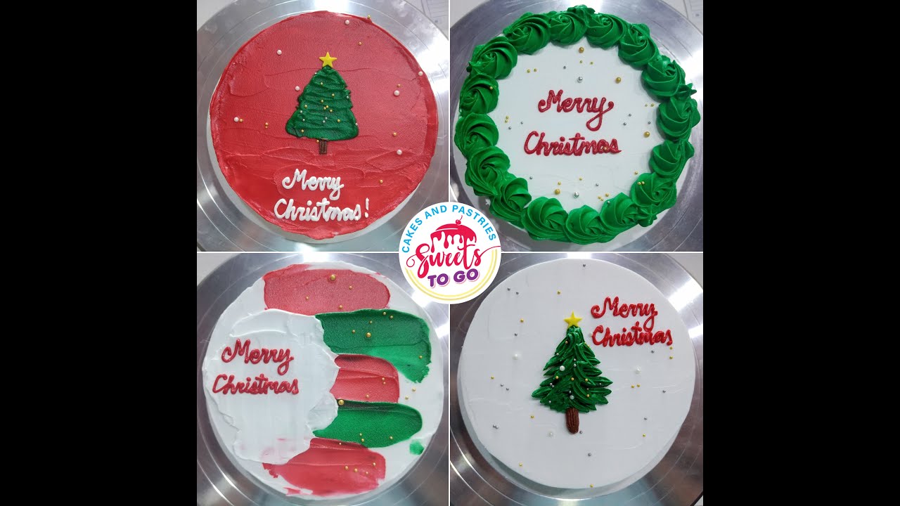 Easy Christmas cake decorating ideas | Sweets to go Officials