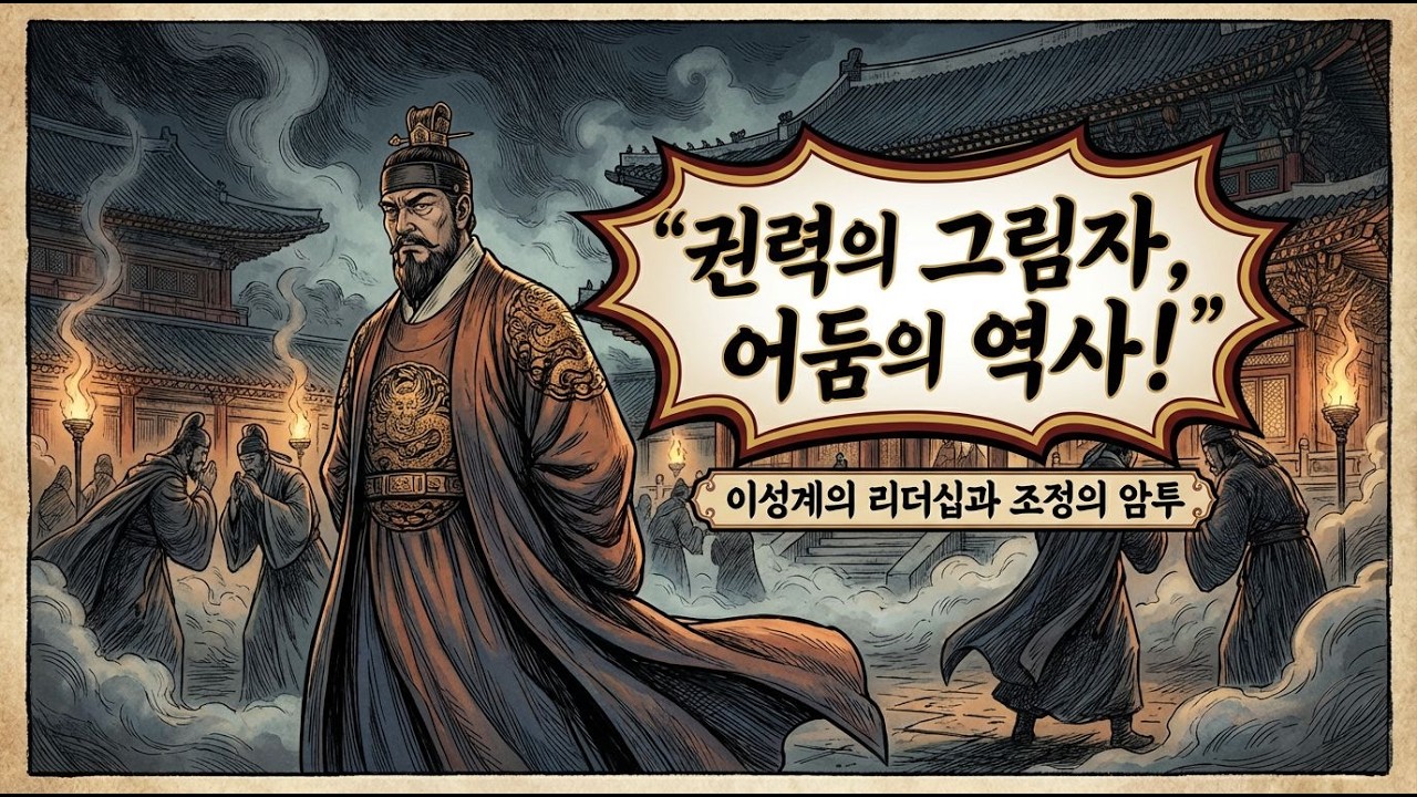 이성계의 리더십 아래에서 조정의 권력 다툼은 어떻게 전개되었나?