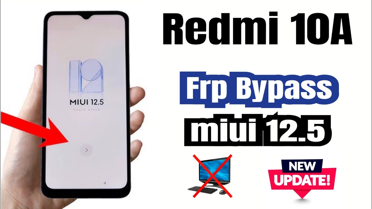 Redmi 10A Frp Bypass Hou to Frp Bypass Redmi 10a Google Account Unlock MiUi 12.5 Without PC #redmi