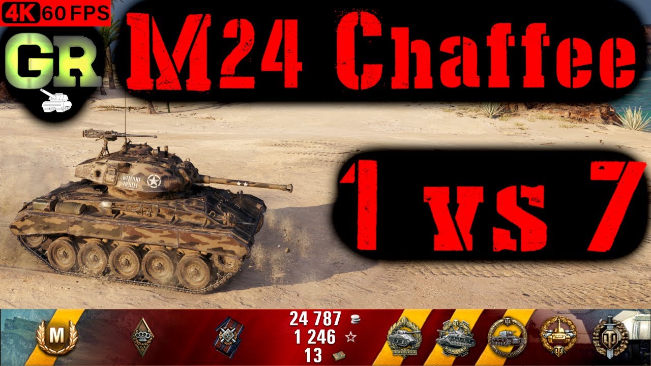 World of Tanks M24 Chaffee Replay - 9 Kills 1.6K DMG(Patch 1.4.1)