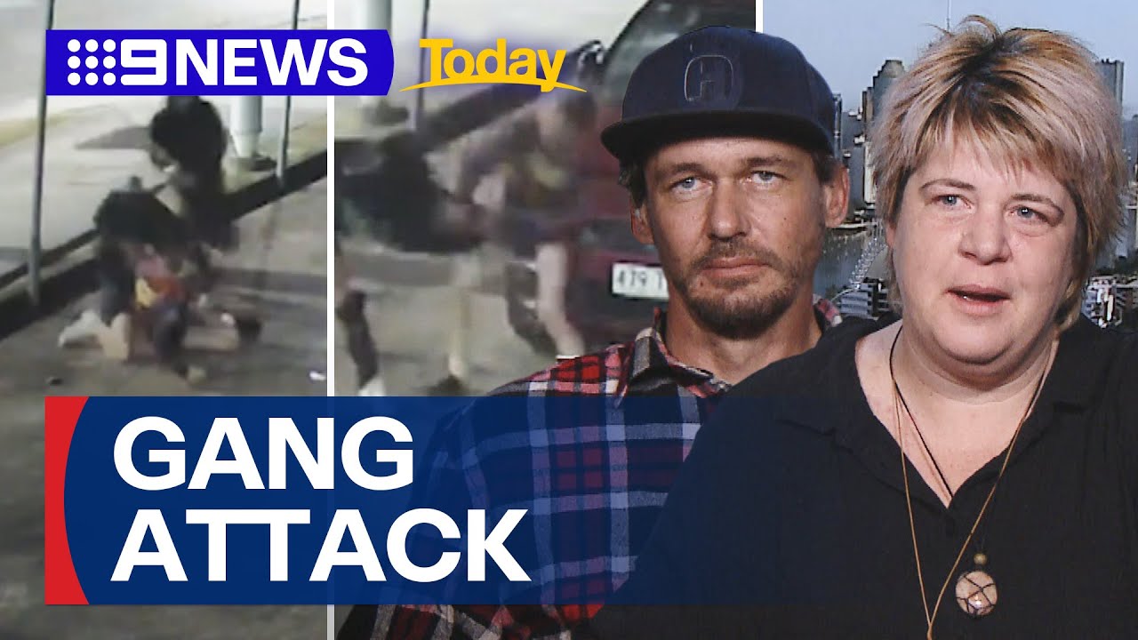 Brisbane couple survives ambush by armed masked gang | 9 News Australia