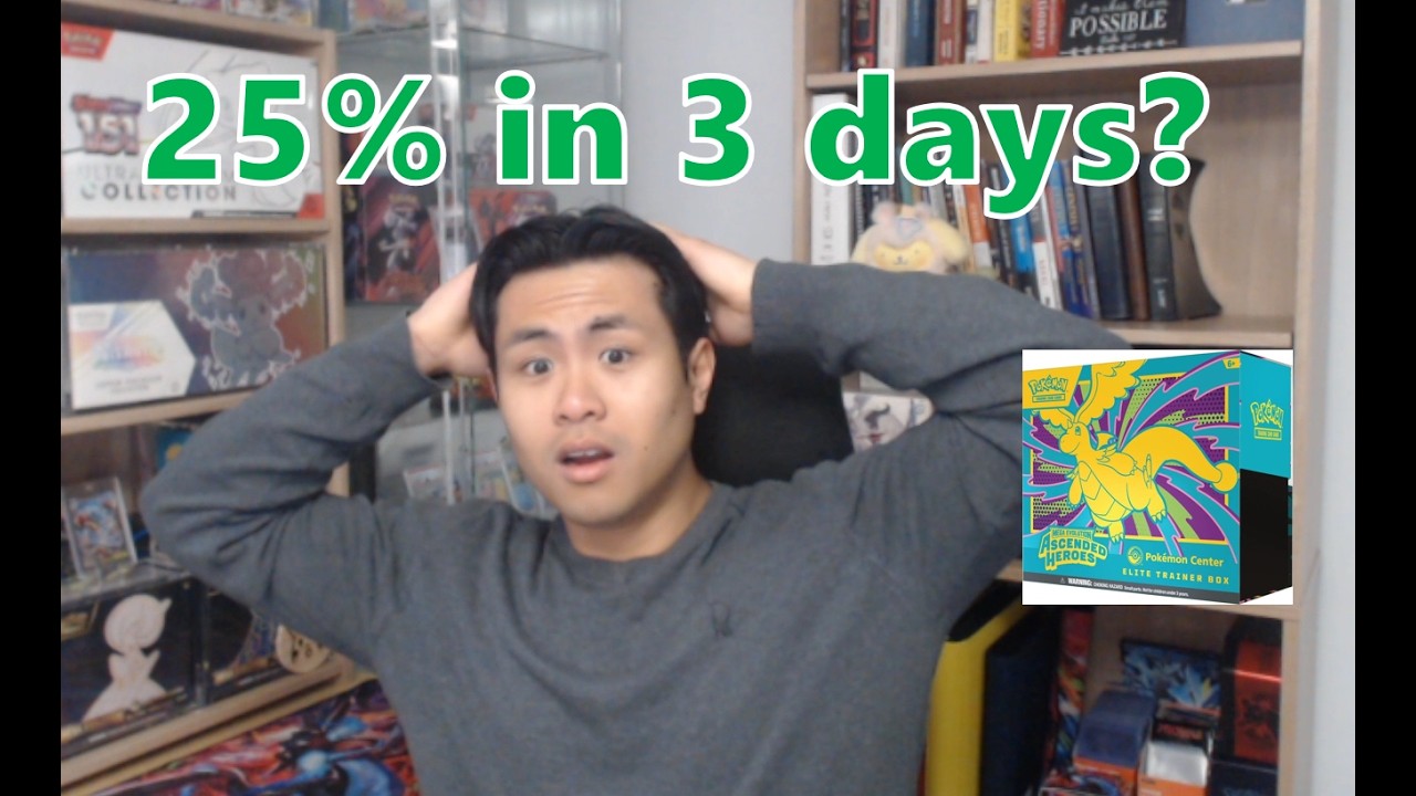 UP 25% Already?! Ascended Heroes Pokémon Center ETBs Are EXPLODING