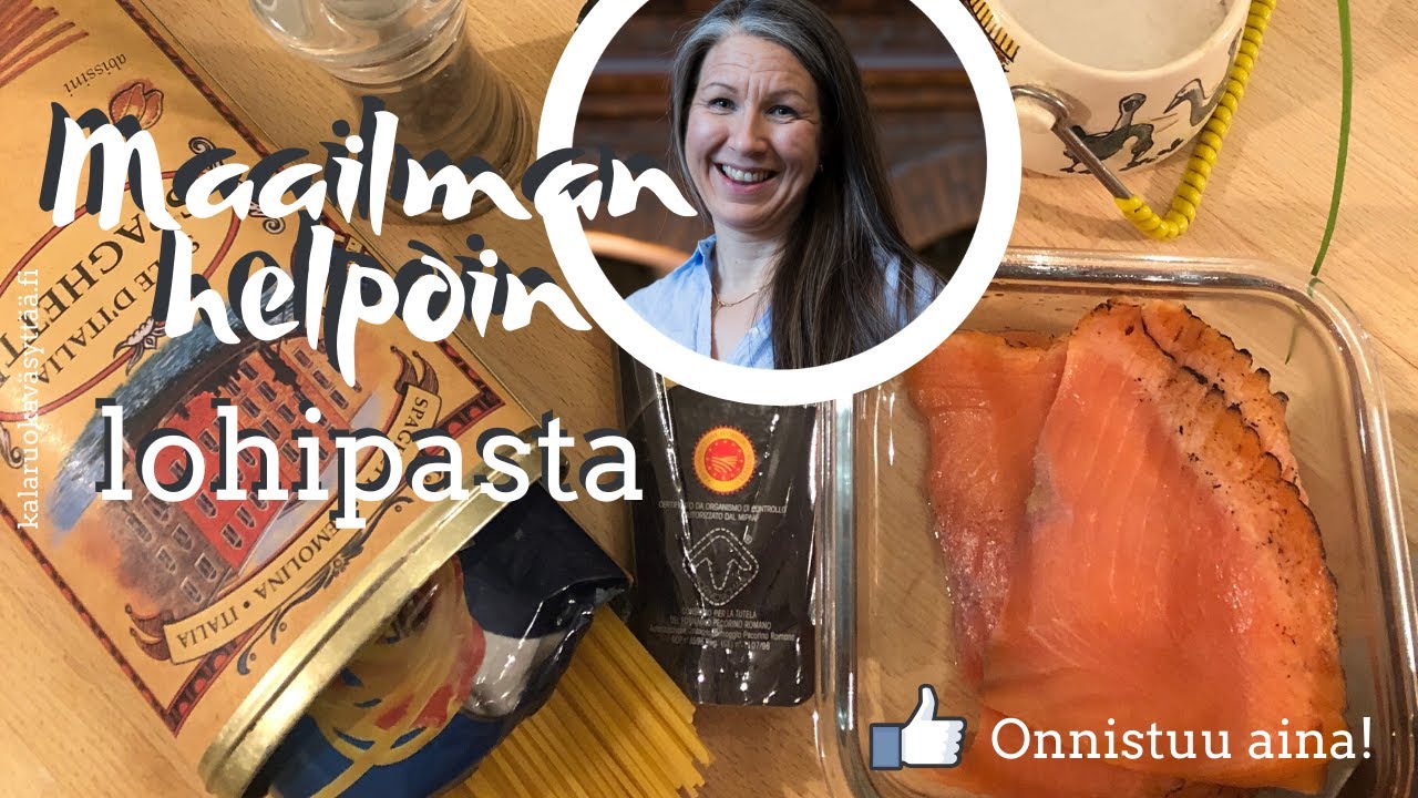 Se kaikkein helpoin lohipasta joka onnistuu aina