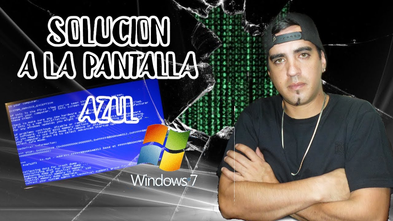 como solucionar la pantalla azul en windows 7