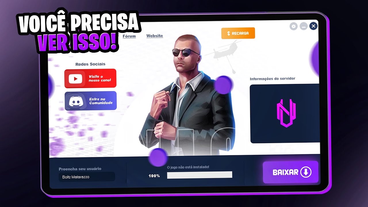 IN&Eacute;DITO! ESSE NOVO SERVIDOR RP PODE SER O MELHOR LAN&Ccedil;AMENTO DE 2026 - GTA SAMP ANDROID/PC