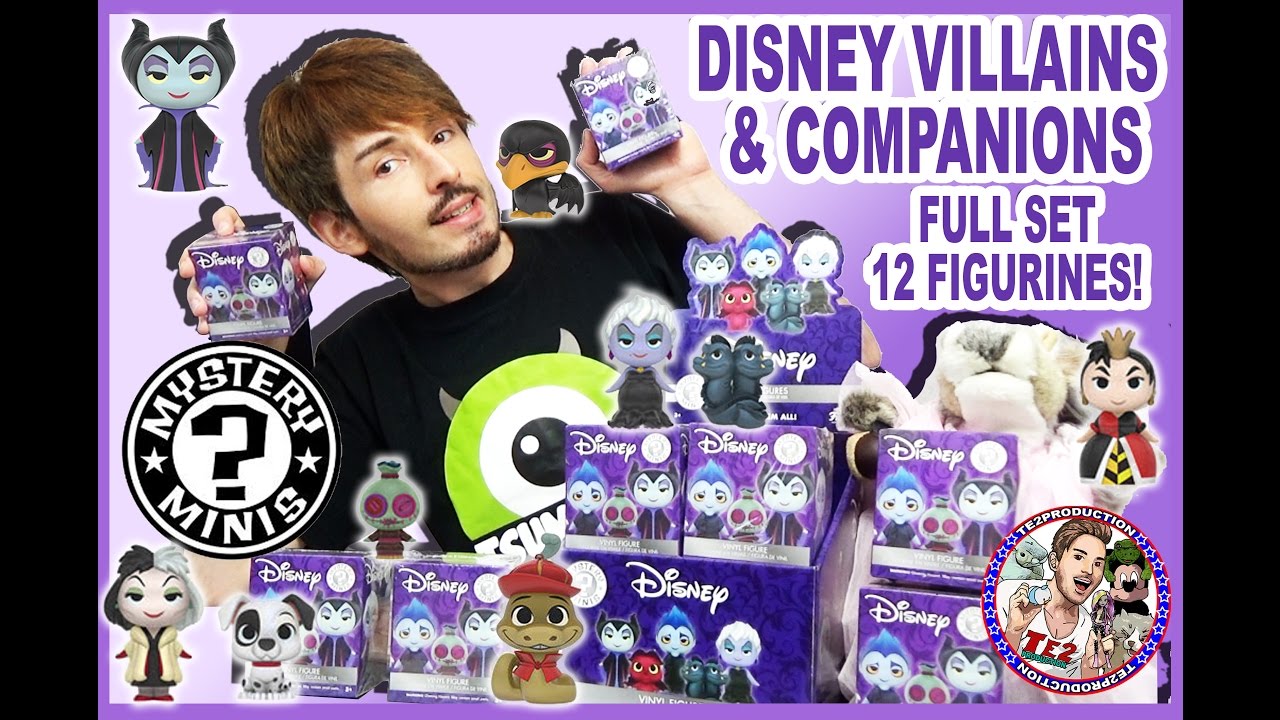OUVERTURE Disney VILLAINS Mystery Minis 12 FIGURINES !!!