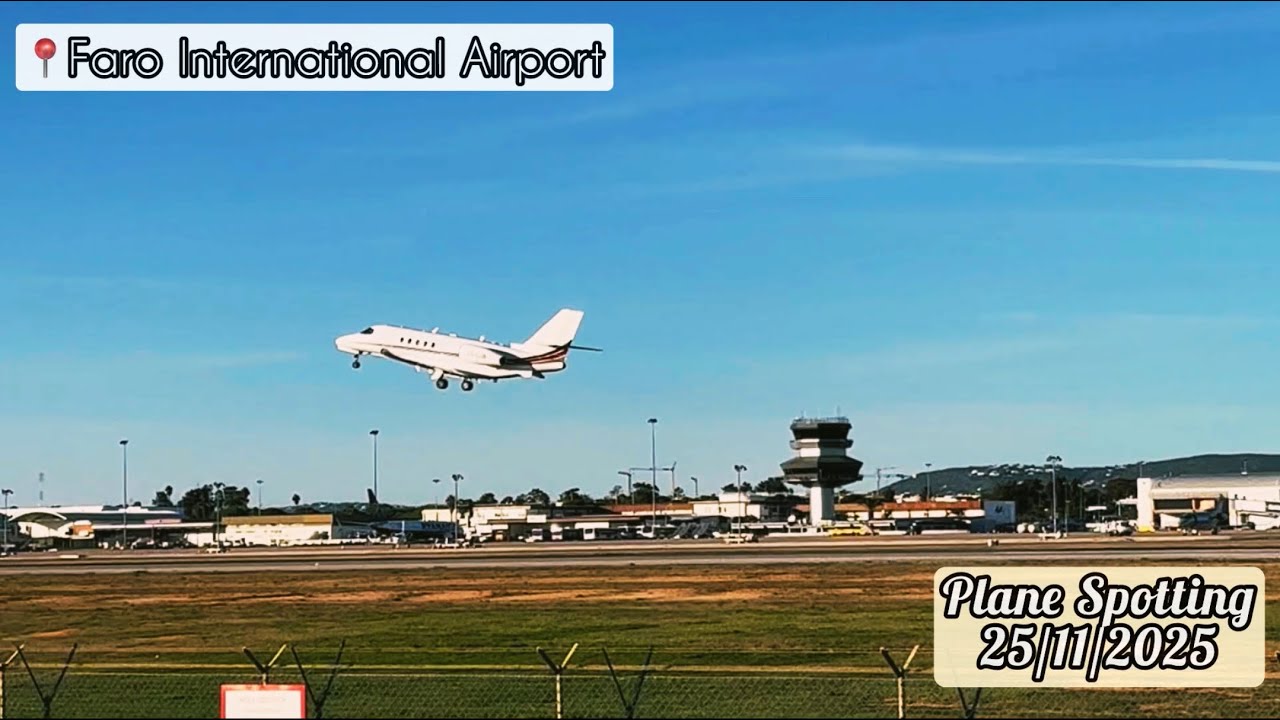✈️ CROSSWIND TAKEOFFS & LANDINGS /📍🇵🇹 Faro International Airport [FAO/LPFR] 