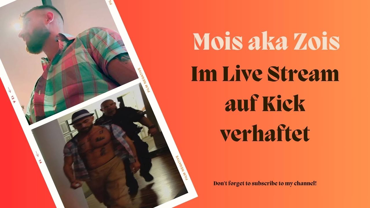 Tik Tok Cringe Mois aka Zois Live im Stream auf Kick von der Ploizei Verhaftet