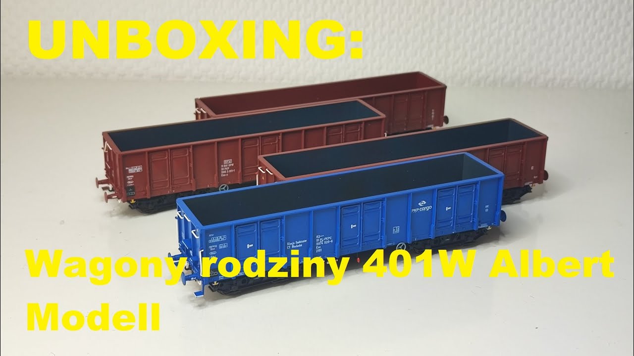 UNBOXING: Wagony rodziny 401W Albert Modell