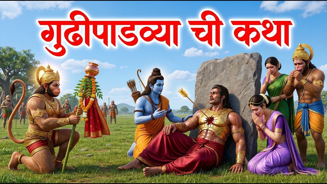 Gudhi Padwa गुढी पाडवा ची महान कथा ऐकल्याने गरीबी दूर होते | गुढी का बसवतात खरे कारण काय