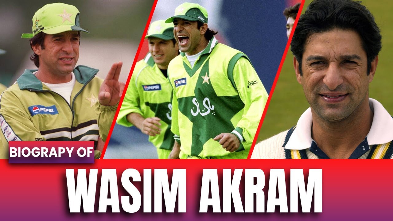 Wasim Akram's Biography, Personal Life, Career Highlights, Life Story #BiographyQuest
