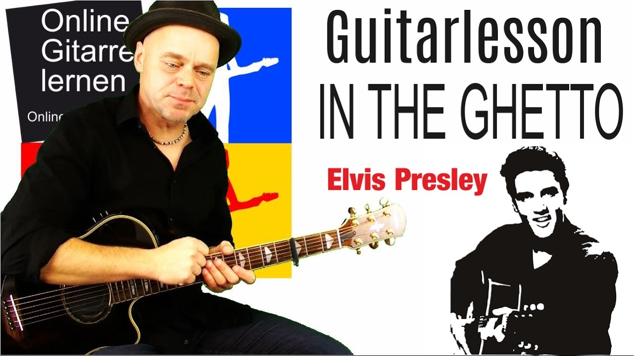 In the Ghetto Elvis Presley Easy Guitarlesson