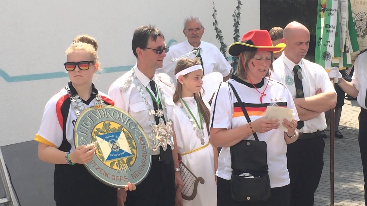 Scheibenaufhängen bei Staschko Lustiger Sonntag 2014