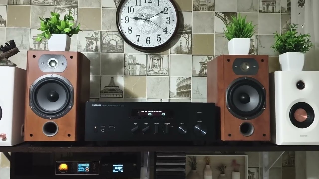 Edifier MR5 vs Yamaha r-s300 + Focal Jm Lab 