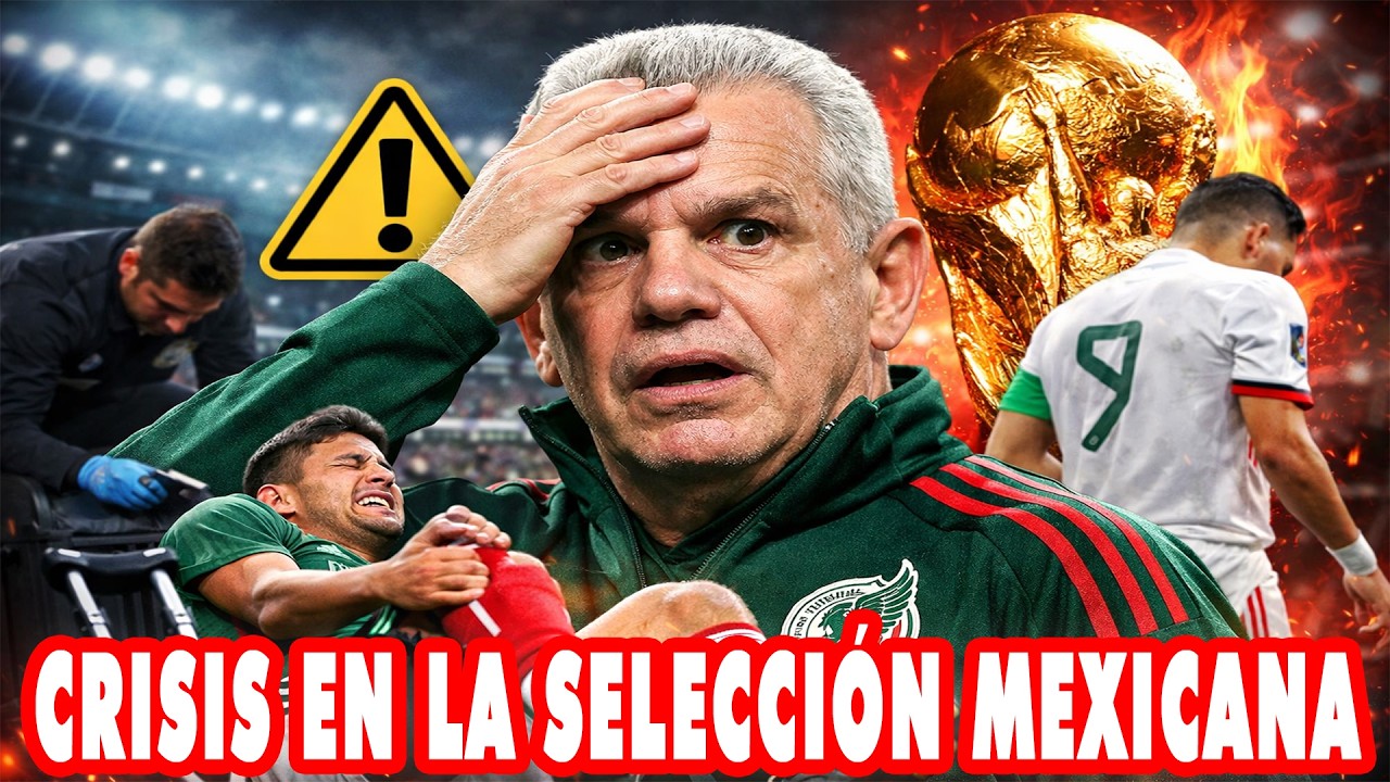 Golpe tras golpe: lesiones sacuden a México y ponen en jaque la convocatoria mundialista.💥