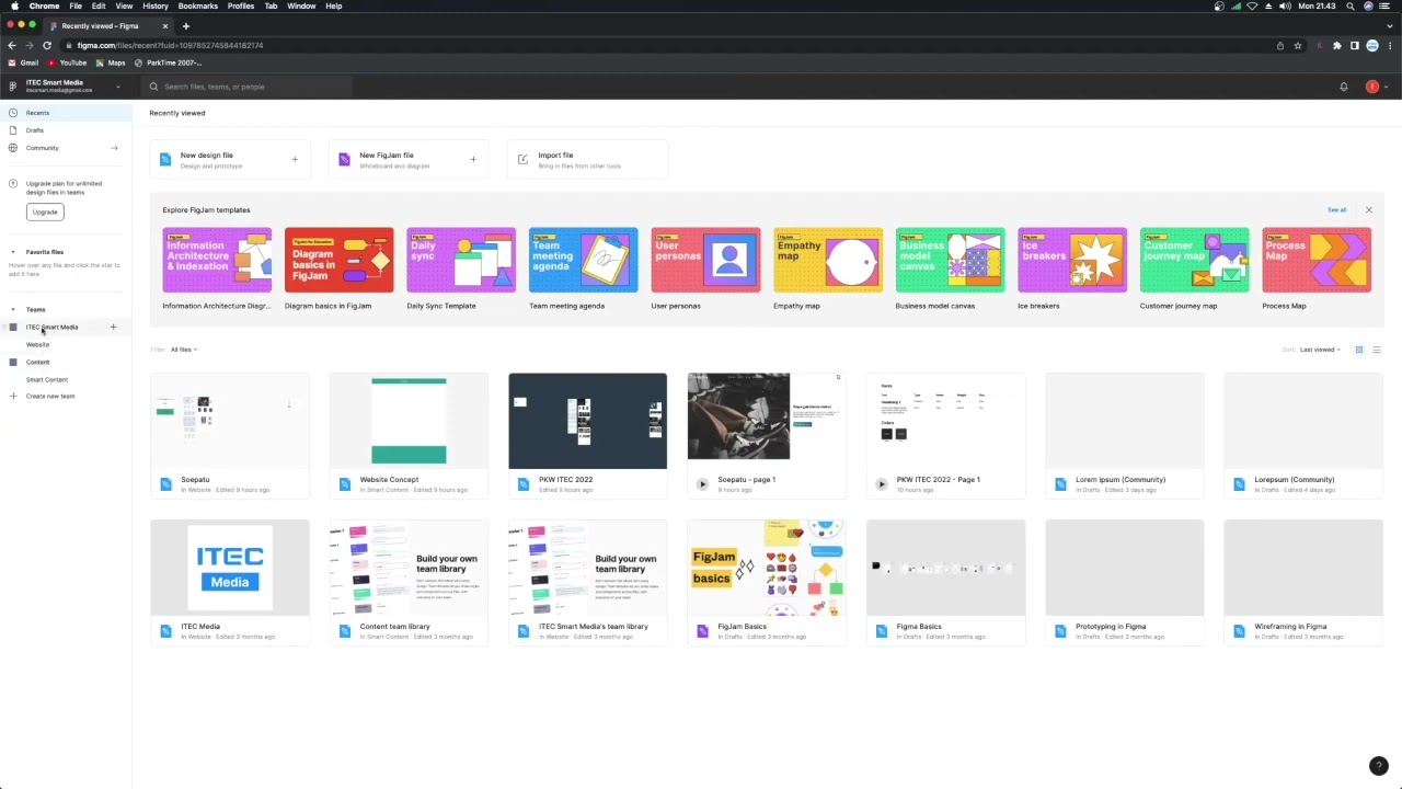 Tutorial Figma untuk membuat prototype Website