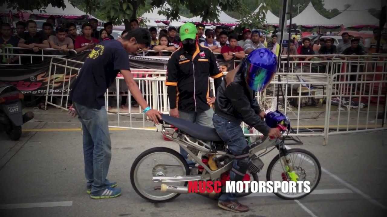 YAMAHA 125Z STD BODY - KBS MALAYSIAN DRAG RACE 2013 R3