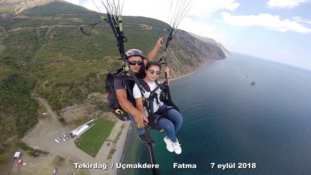 Tekirdağ / Uçmakdere Yamaç Paraşütü Uçuşları .