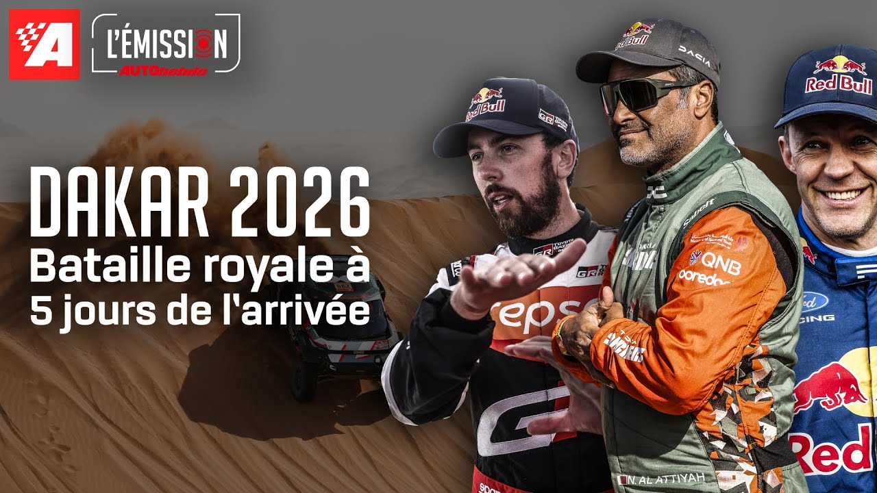 Un Dakar très serré à cinq jours de l'arrivée - L'Émission AUTOhebdo n°18