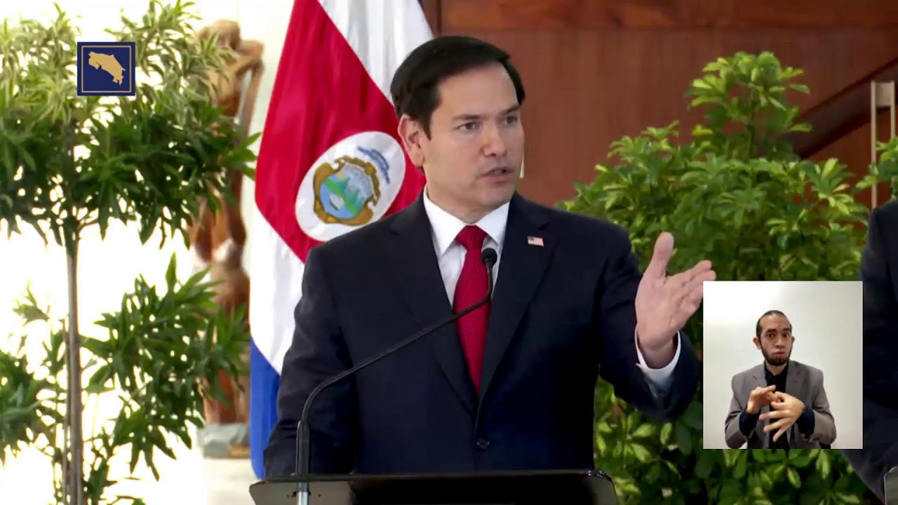 En Vivo l Conferencia de prensa Visita Oficial Secretario de Estados Unidos de América, Marco Rubio