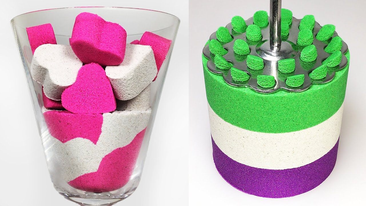 So Satisfying and Relaxing Kinetic Sand ASMR 268