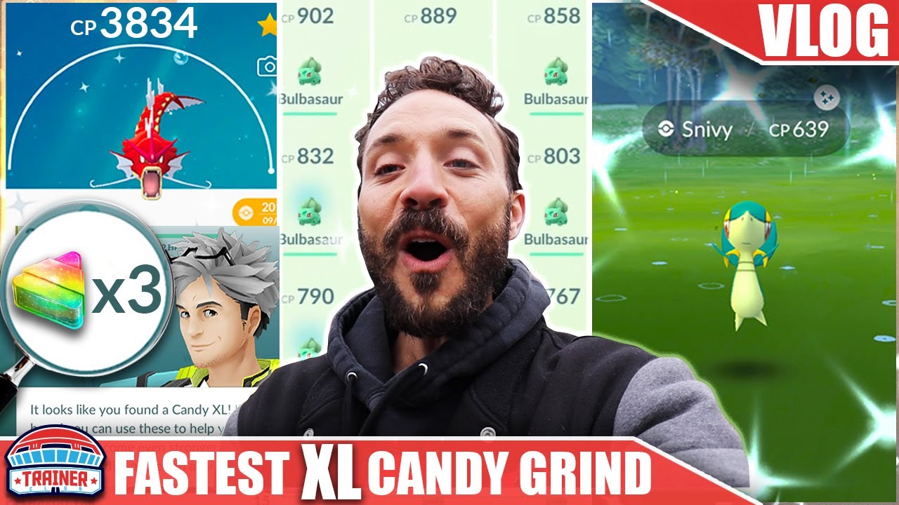 GET *XL CANDY* SUPER FAST! 3 STEP STRATEGY TO MAX POKÉMON TO LEVEL 50 + SHINY SNIVY | Pokémon GO