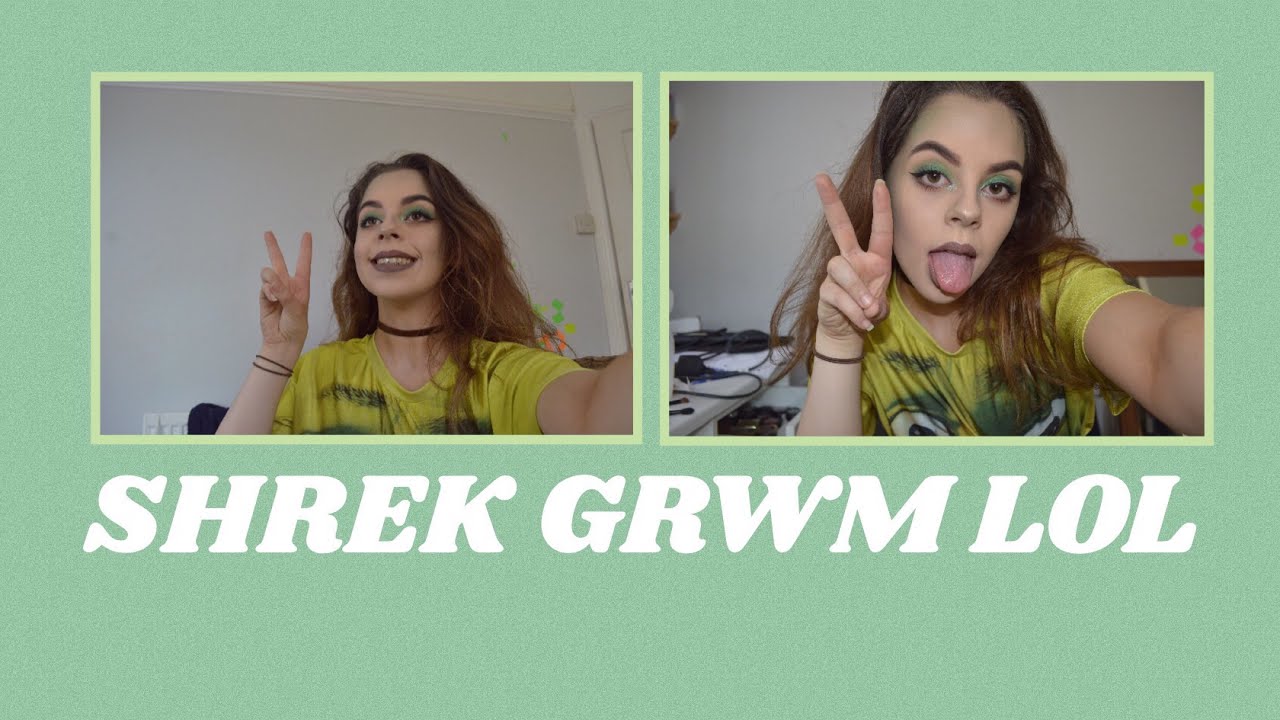 shrek makeup tutorial/grwm | abby thomas