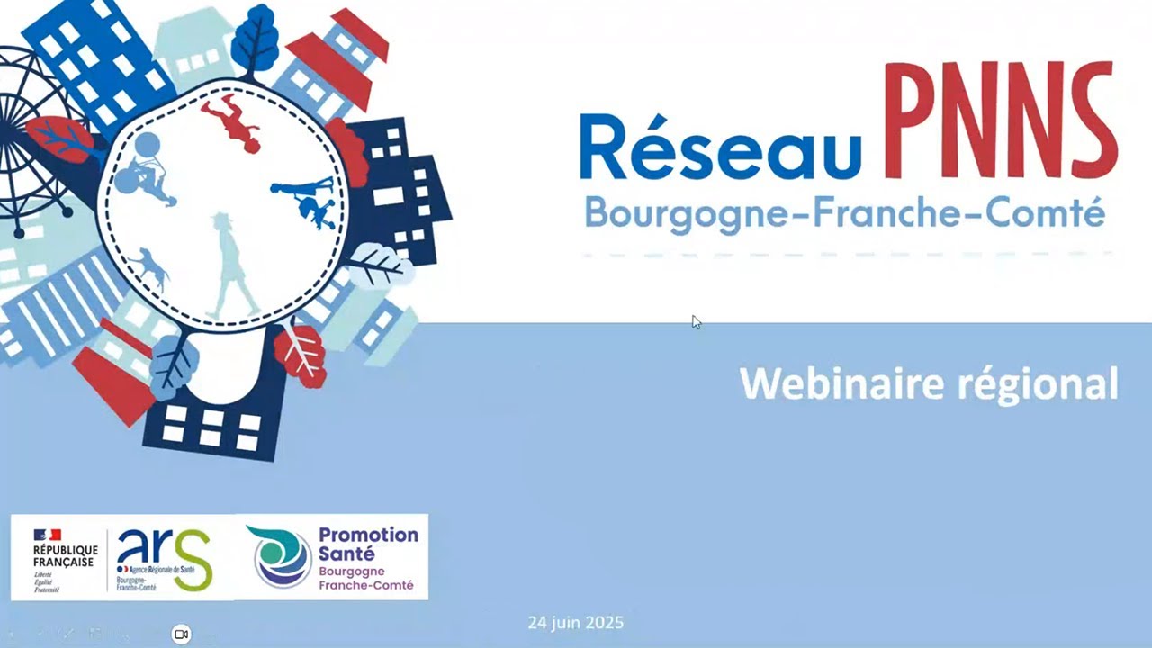 Webinaire régional dans le cadre de la dynamique PNNS en Bourgogne Franche-Comté