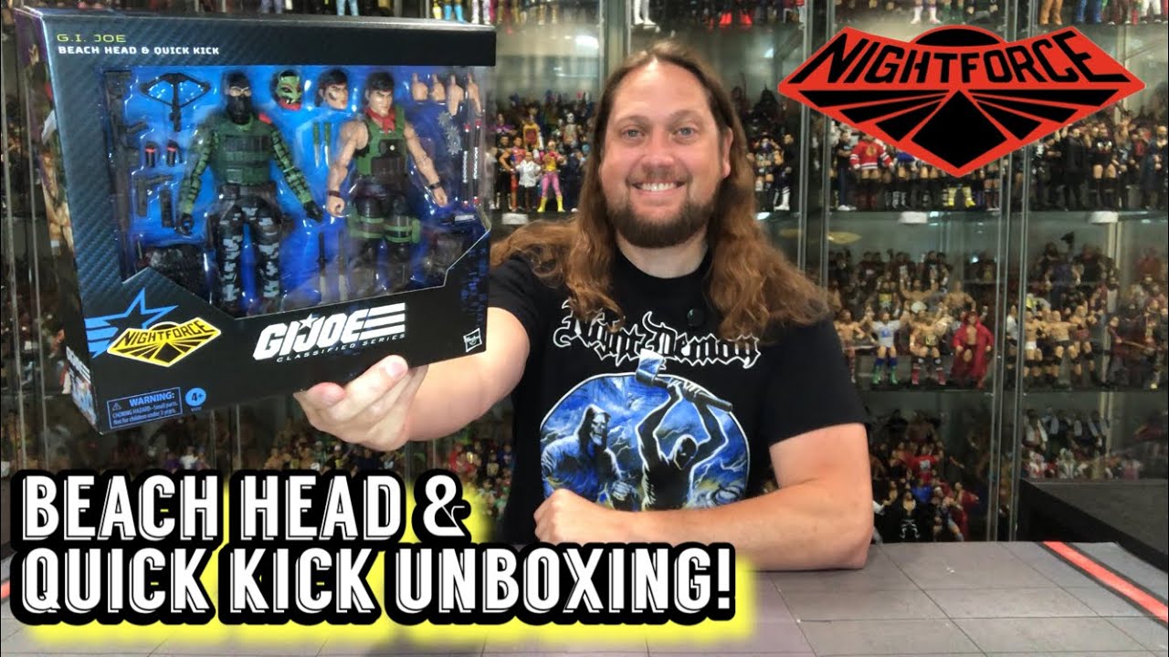 Beach Head & Quick Kick Night Force GIJOE Classified Series Unboxing & Review!