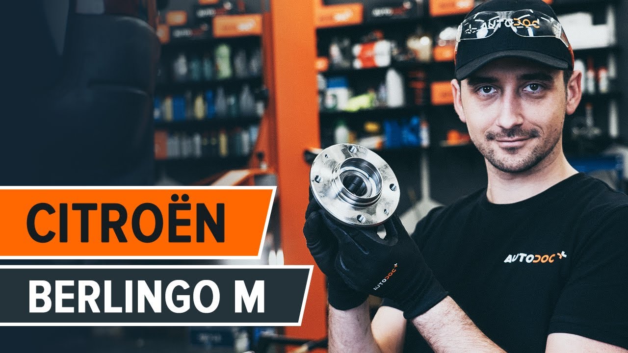 Så byter du bak hjullager på CITROËN BERLINGO M [AUTODOC-LEKTION]