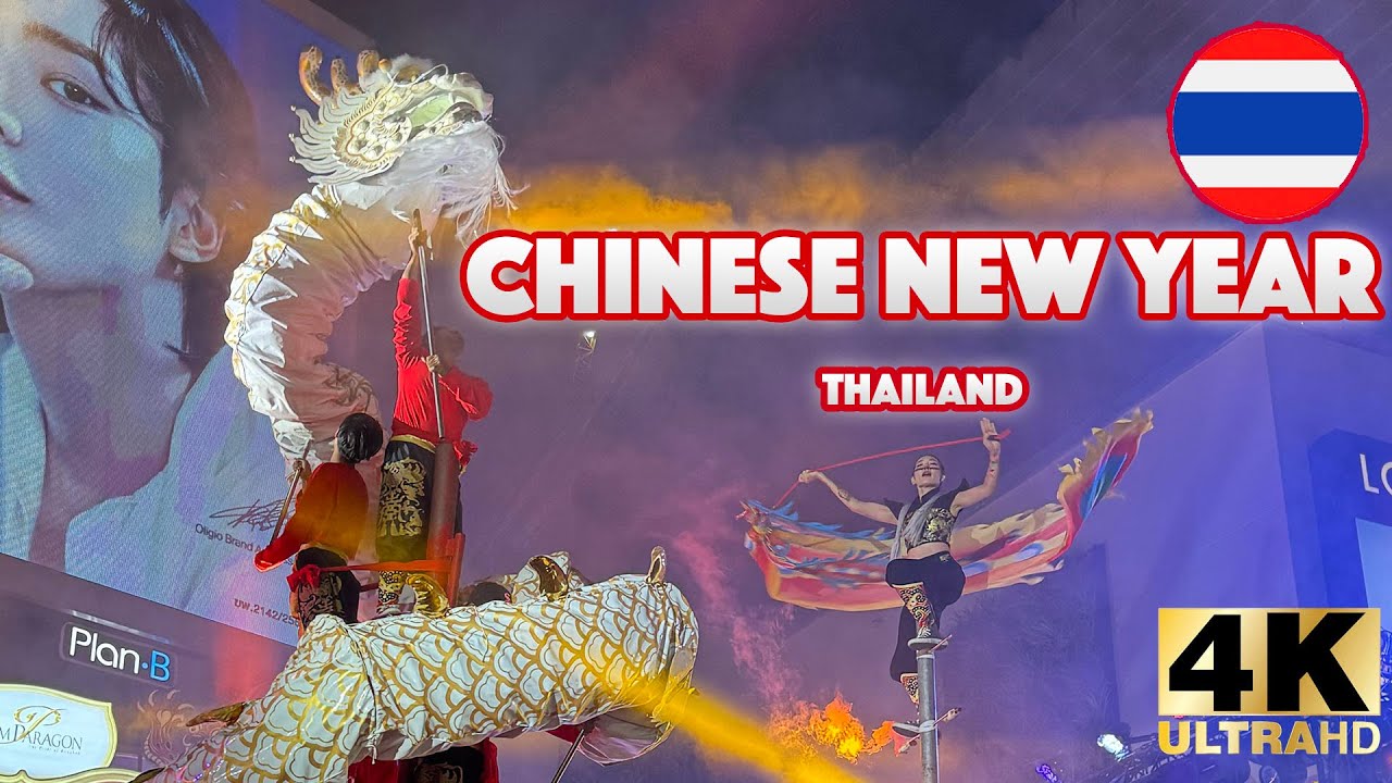 Chinese (Lunar) New Year in Bangkok 2025 4K