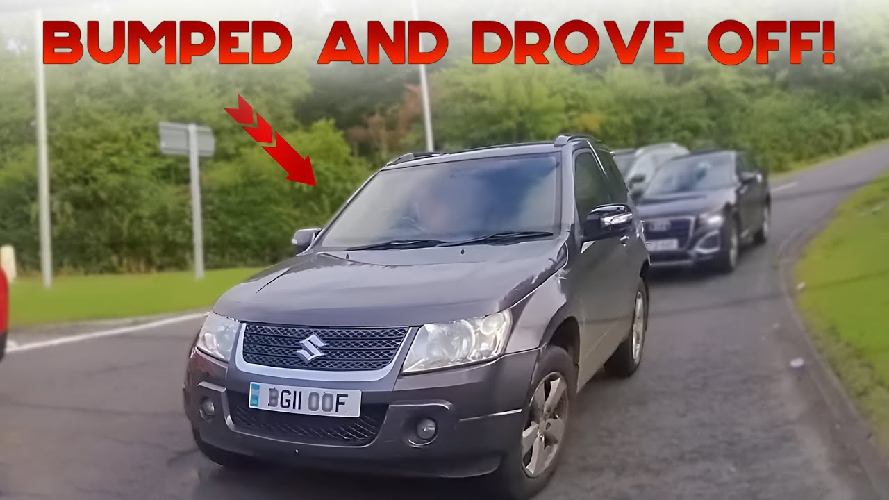UNBELIEVABLE UK DASH CAMERAS | Lorry Following Too Closely, Rear-Ended & Drove Off, Driver on Phone!