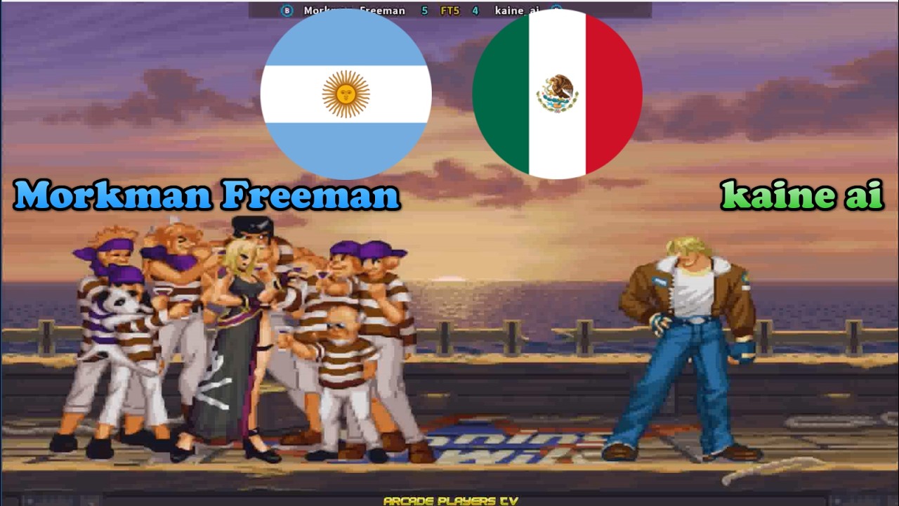 Garou: Mark of the Wolves ➤ Morkman Freeman (Argentina) vs kaine ai (Mexico) Arcade