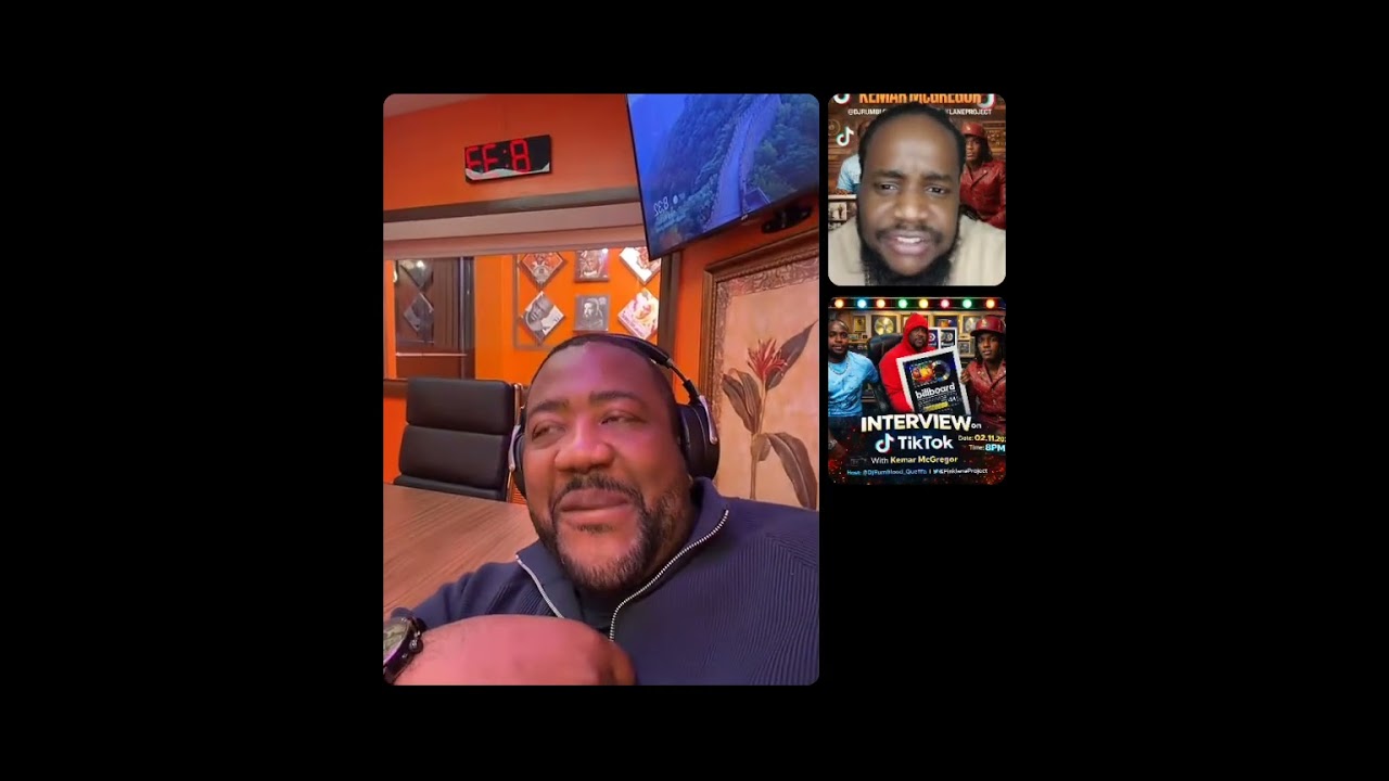 Dj RumBlood Interview Kemar Mcgregor On TikTok Live 2026 @djrumblood876 