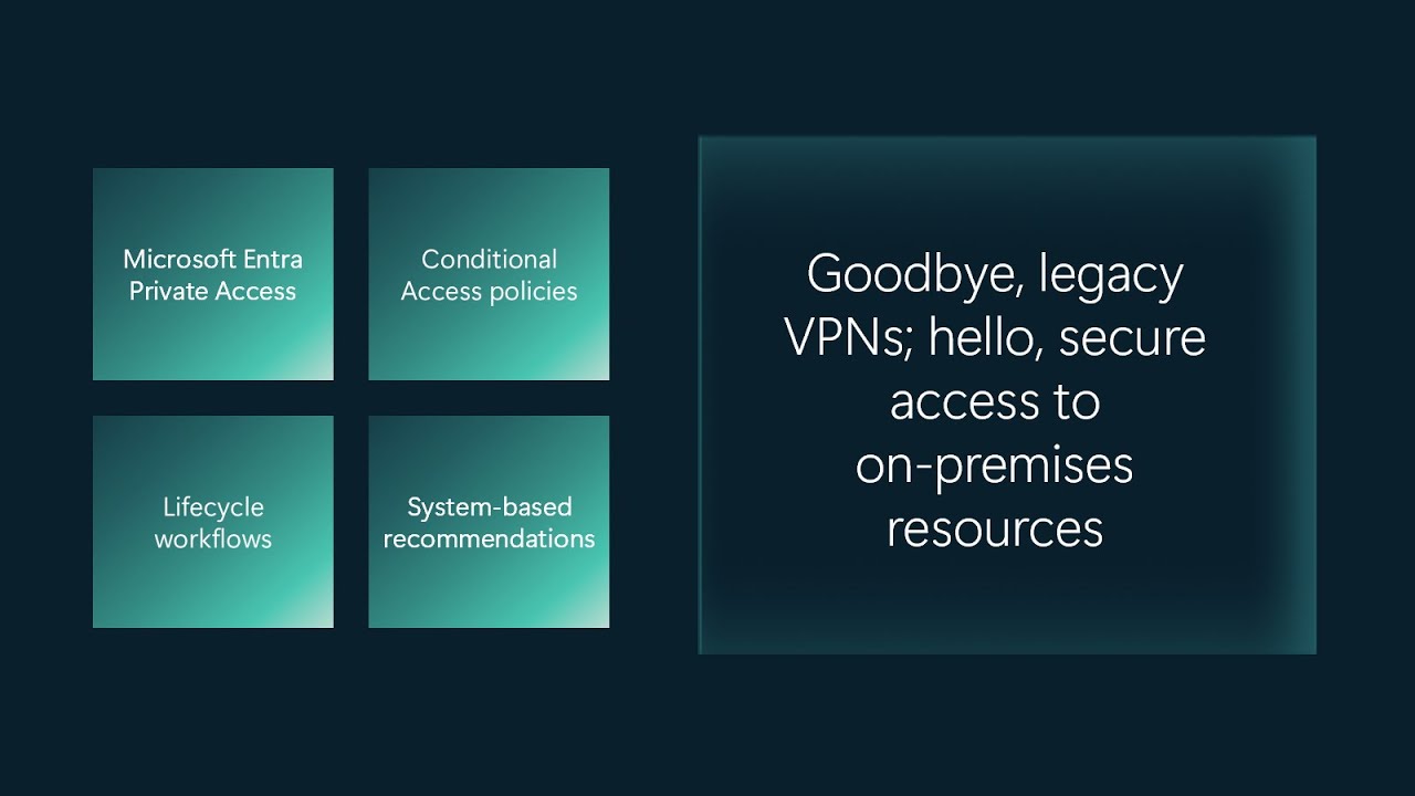Goodbye, legacy VPNs; hello, secure access to on-premises resources