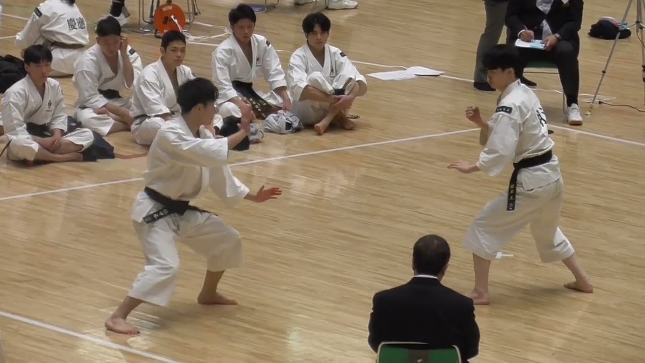 25全日 男子初段 本選 明治 佐々木・堀本 2位