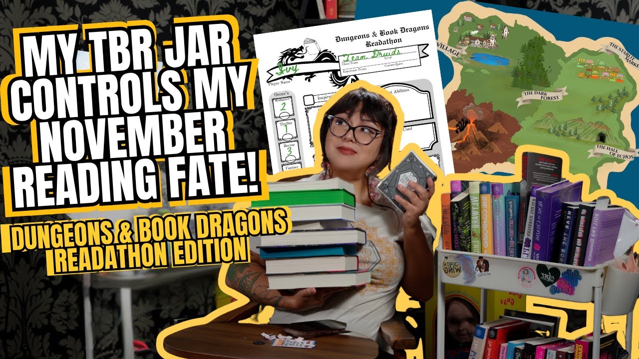 Моя банка TBR выбирает книги для чтения в ноябре | Dungeons & Book Dragons Edition 📚