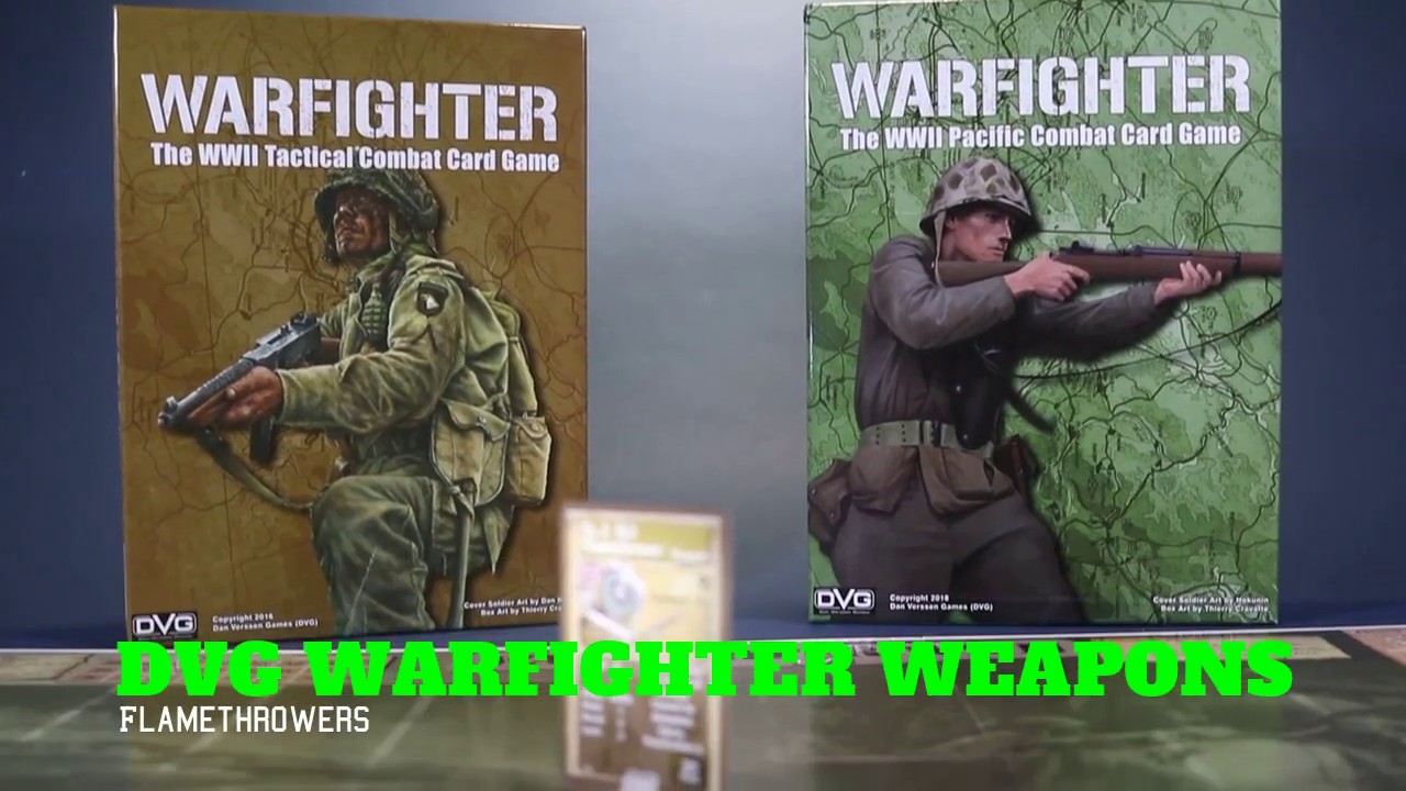 DVG Warfighter Weapons: Flamethrowers