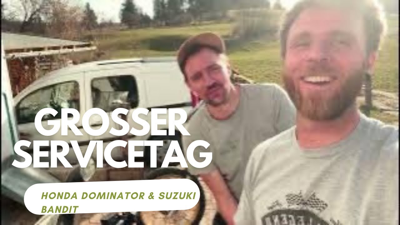 SchrauberVlog / Honda Dominator & Suzuki Bandit / Ventilspiel einstellen und Service