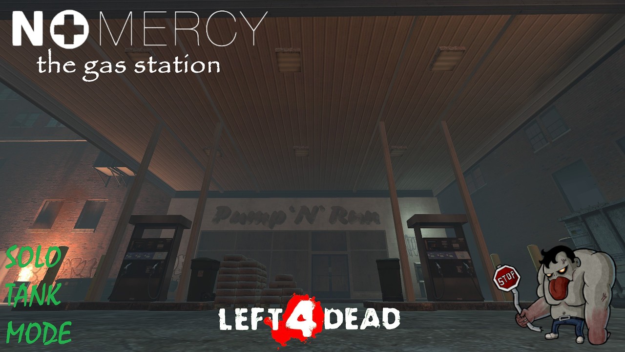 Left 4 Dead - Gas station - Solo Tank (17:52)