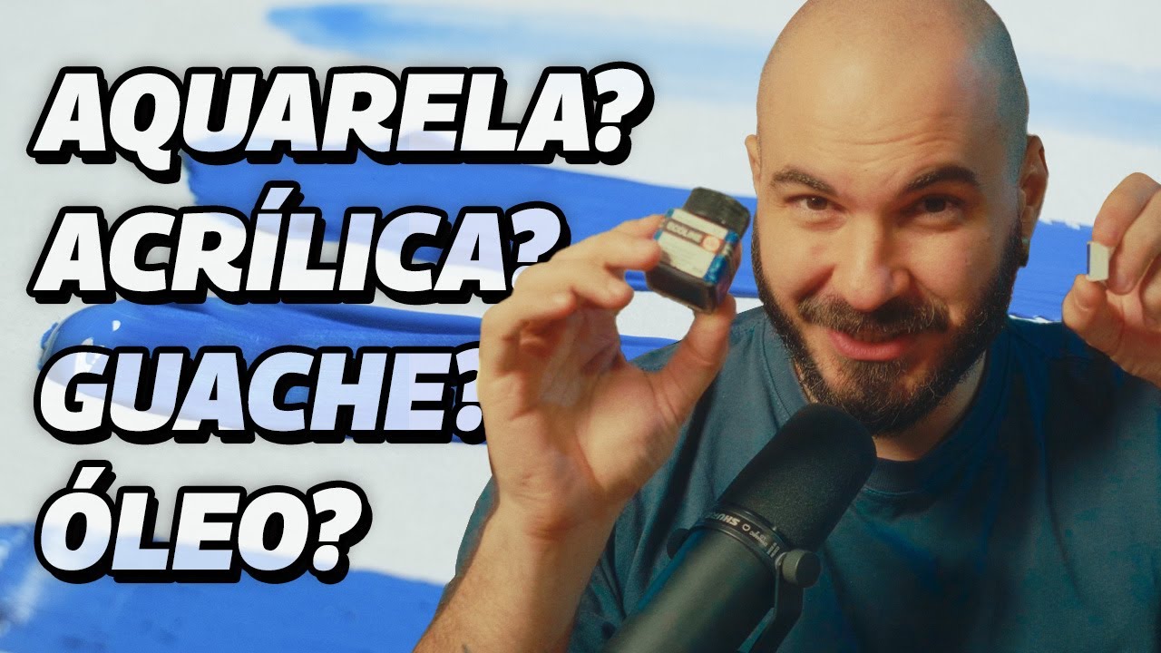 🎨 Qual a MELHOR TINTA para come&ccedil;ar na Pintura Tradicional? Guia b&aacute;sico para iniciantes