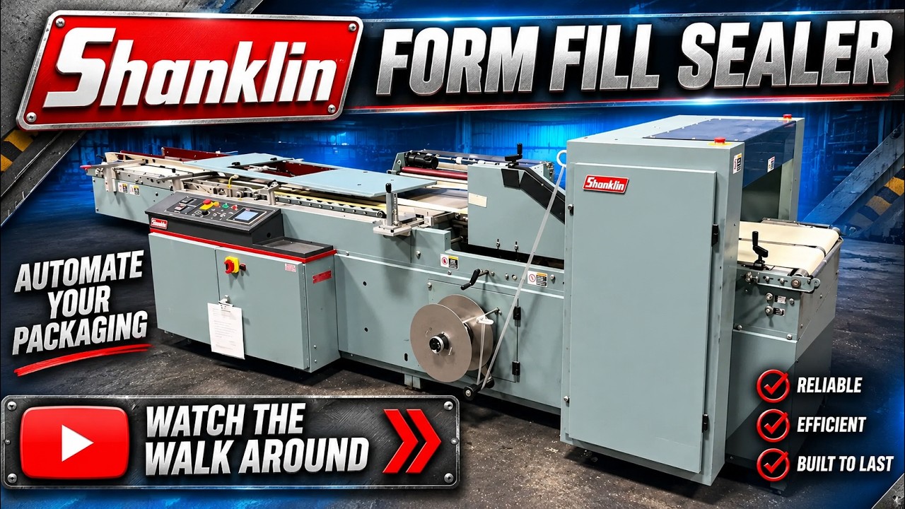 HGR24 - Used Shanklin Form Fill Sealer | Packaging Machine Walk Around