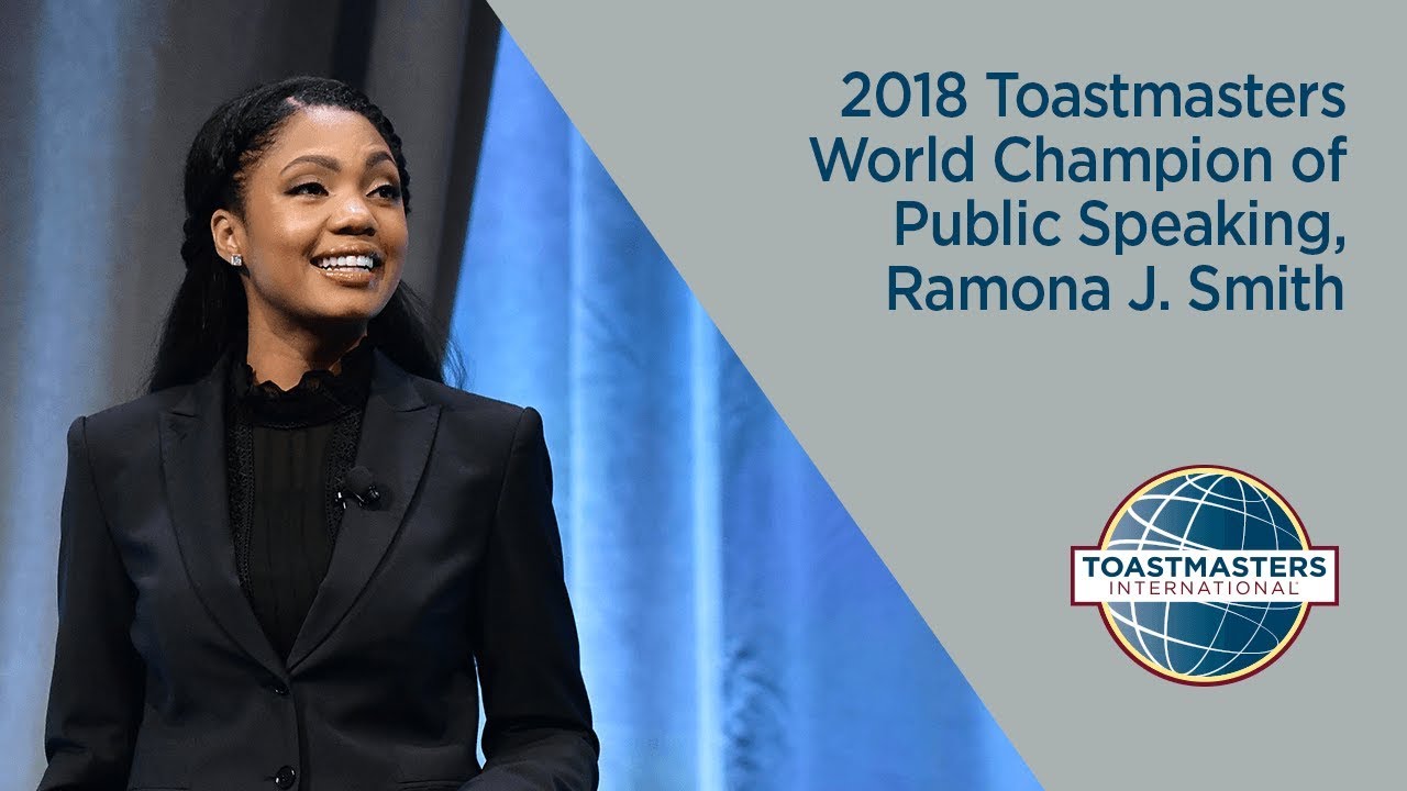Чемпионка мира по публичным выступлениям Toastmasters 2018 года, Рамона Дж. Смит