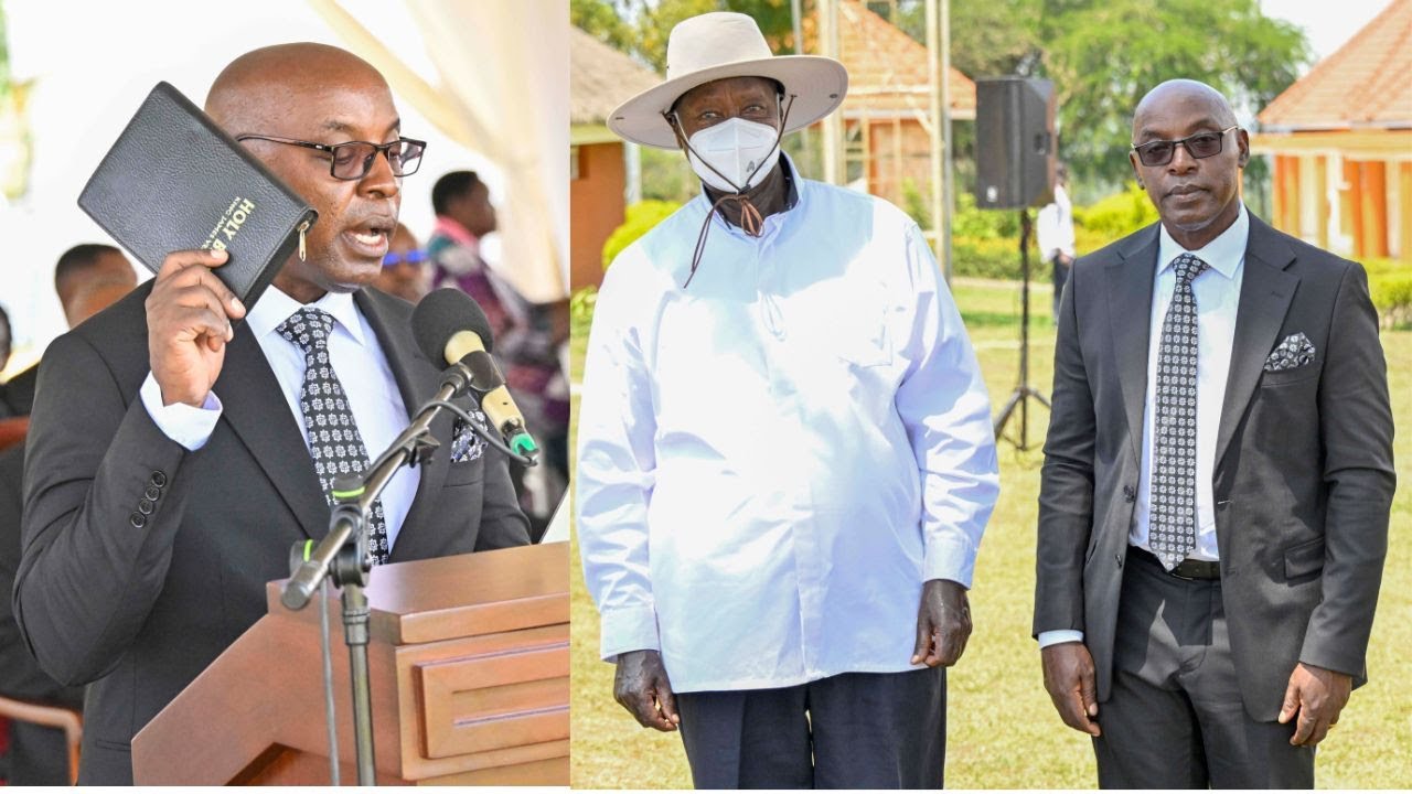 Historic moment as Museveni officially swears in Dr. Flavian Zeija as Uganda’s new Chief Justice ⚖️