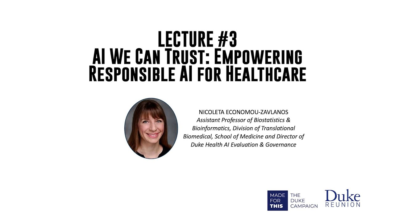 Micro-Learning Lectures: AI We Can Trust: Empowering Responsible AI for Healthcare