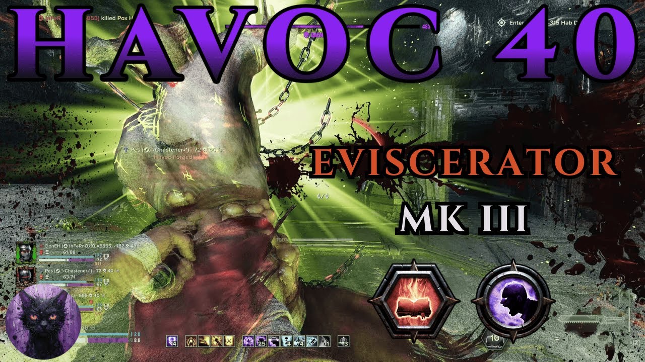 Zealot - Heavy Eviscerator Mk III & Bolter | Havoc 40 Gameplay | Hab Dreyko | Darktide