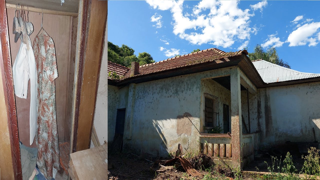MISTÉRIO: VINHOS QUE NUNCA FORAM ABERTOS E VÁRIOS OBJETOS PARECE QUE FUGIRAM NESSA CASA ABANDONADA!